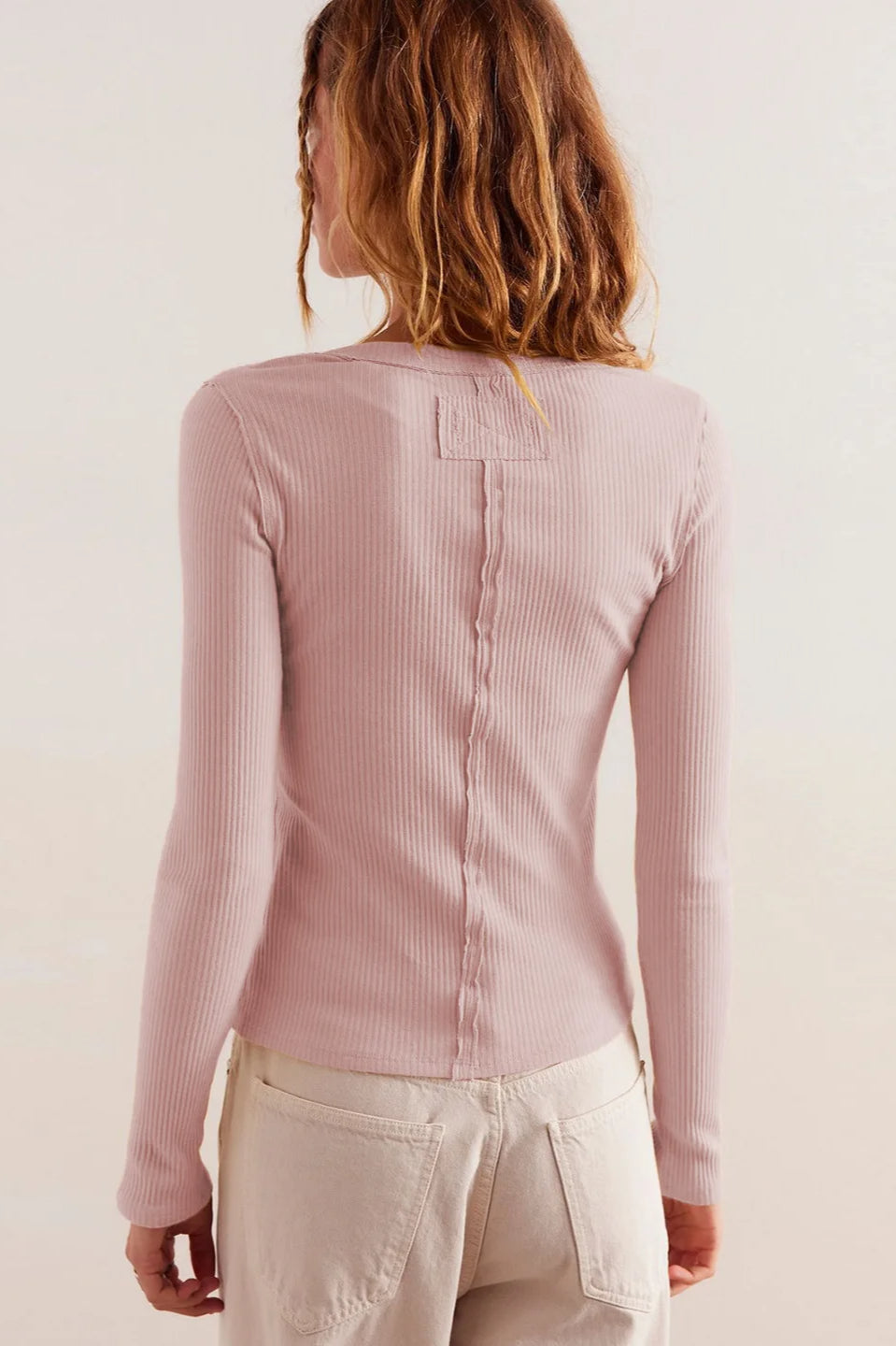 Slim Long Sleeve Ribbed Cardigan